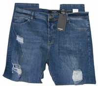 BEHYPE W38 L 30 pas 100 jeansy z metką stretch dziury przetarcia 10C10