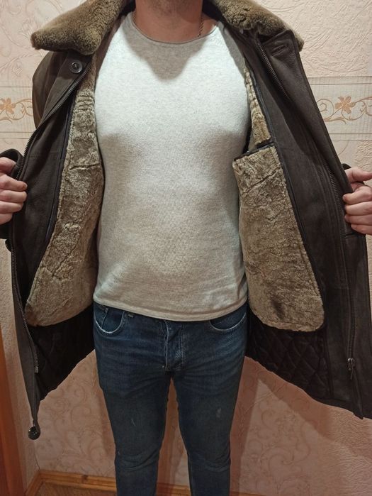 Чоловіча дубленка