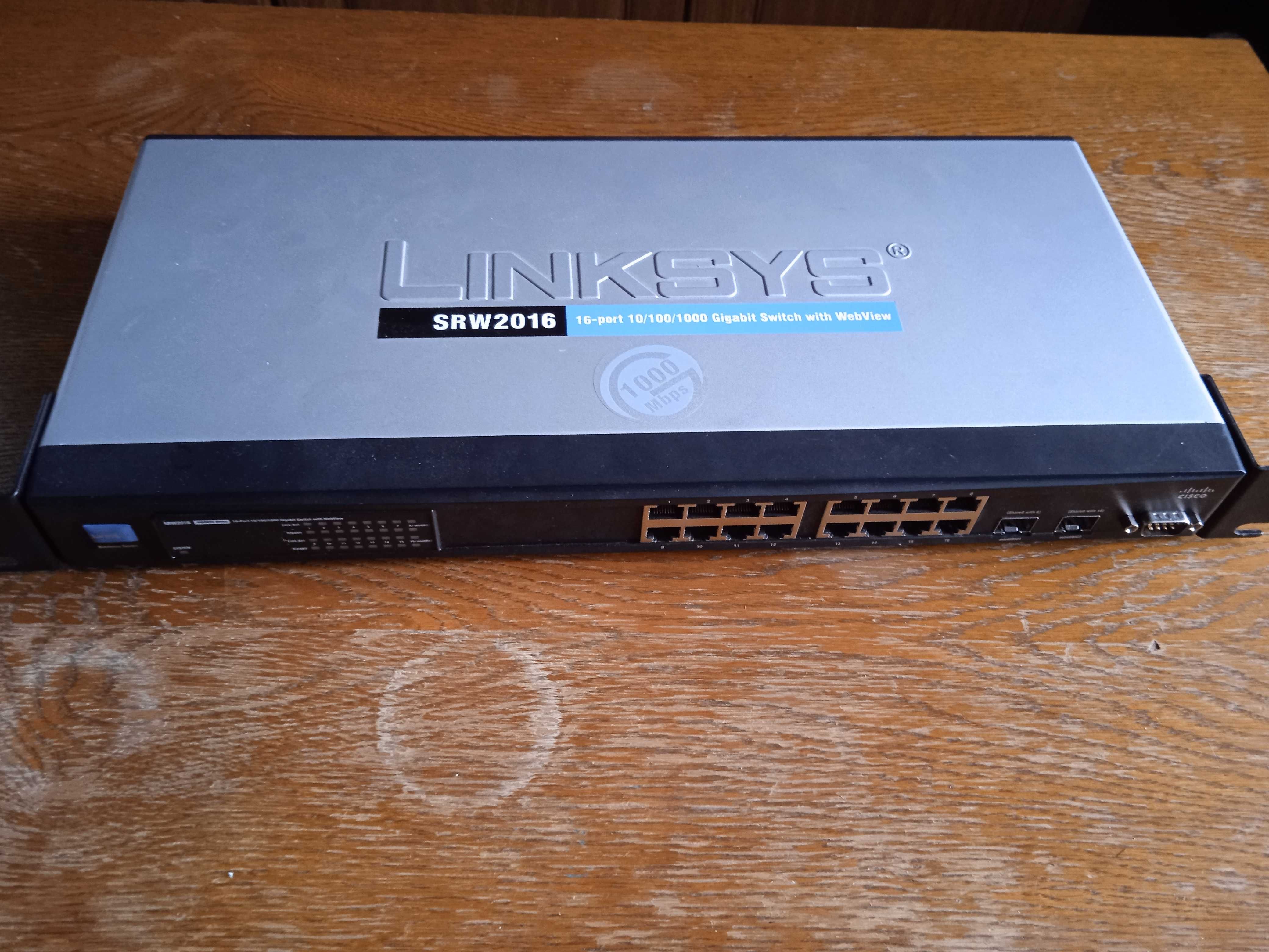 Switch sieciowy Linksys SRW2016