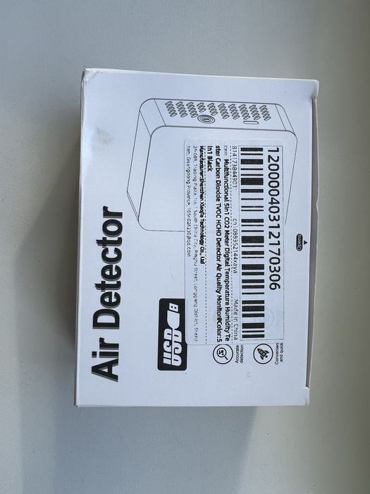 Багатофункціональний датчик(5 параметрів) якості та параметрів повітря