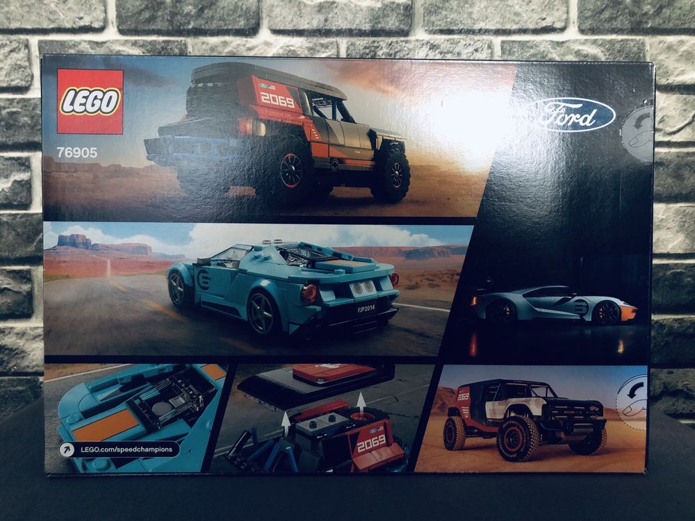 LEGO Speed Champions - Ford GT Heritage Edition i Bronco R 76905