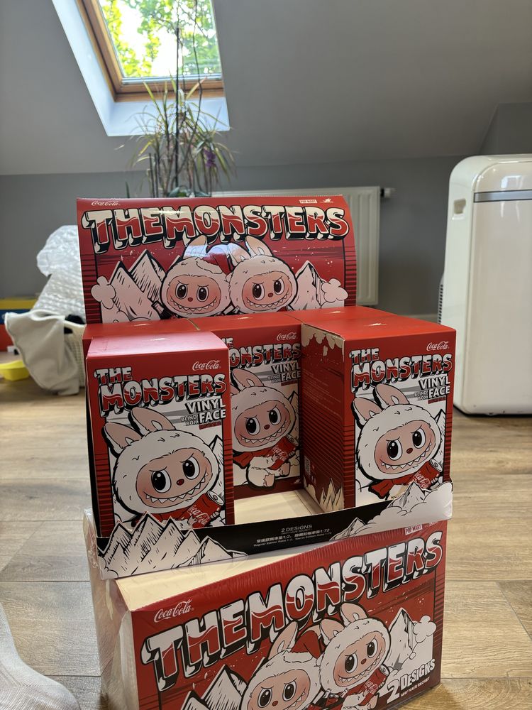 POP MART Labubu The Monsters Coca Cola Zawieszka Pluszak 100% Oryginał