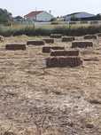 Fardos de palha para venda