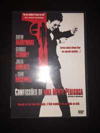 DVD "Confissões de uma mente perigosa" (como novo)