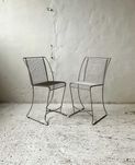 Meyer Metalstuhl hokery lata 90 vintage design #2