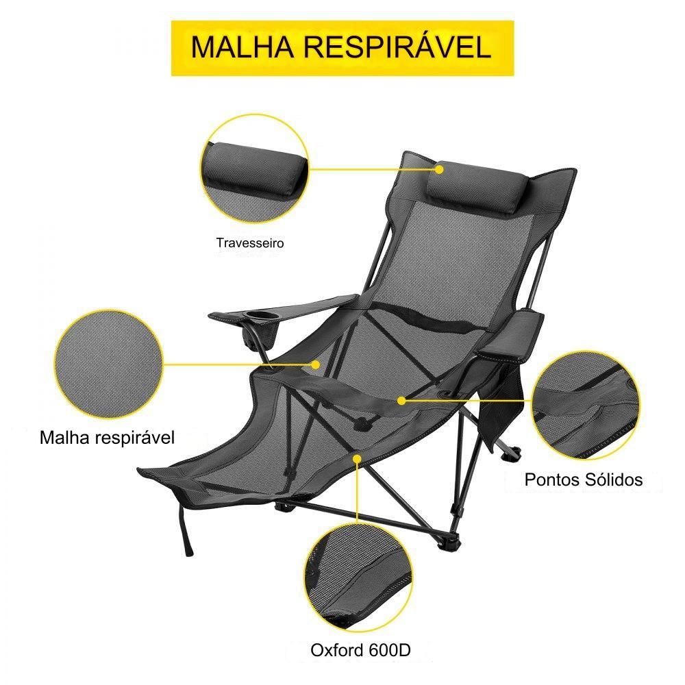 Cadeira de Acampamento - 150kg