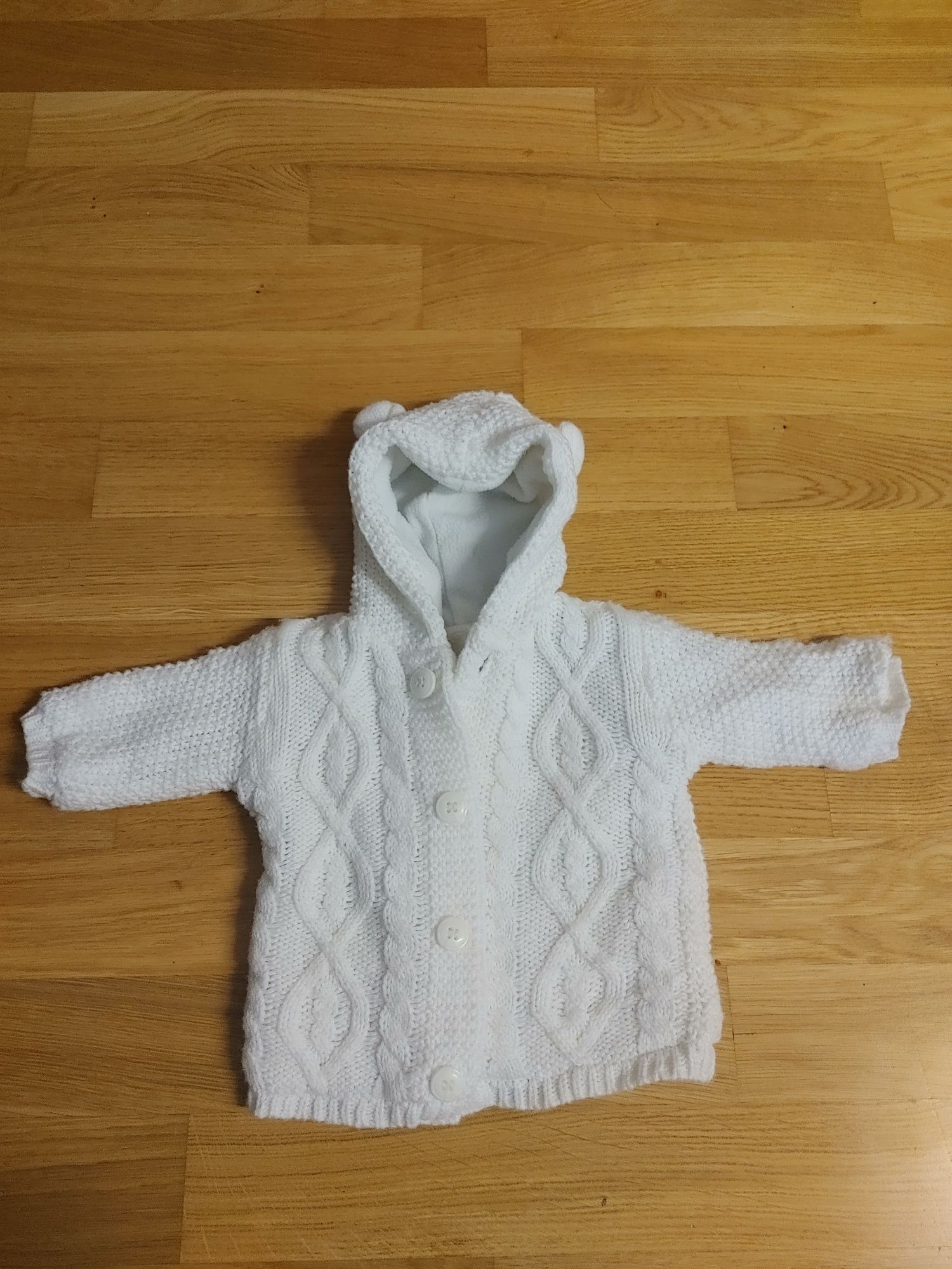 Sweter rozpinany niemowlęcy rozmiar 56