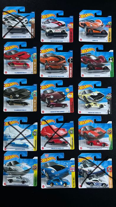 Hot Wheels likwidacja kolekcji, pojedyncze modele