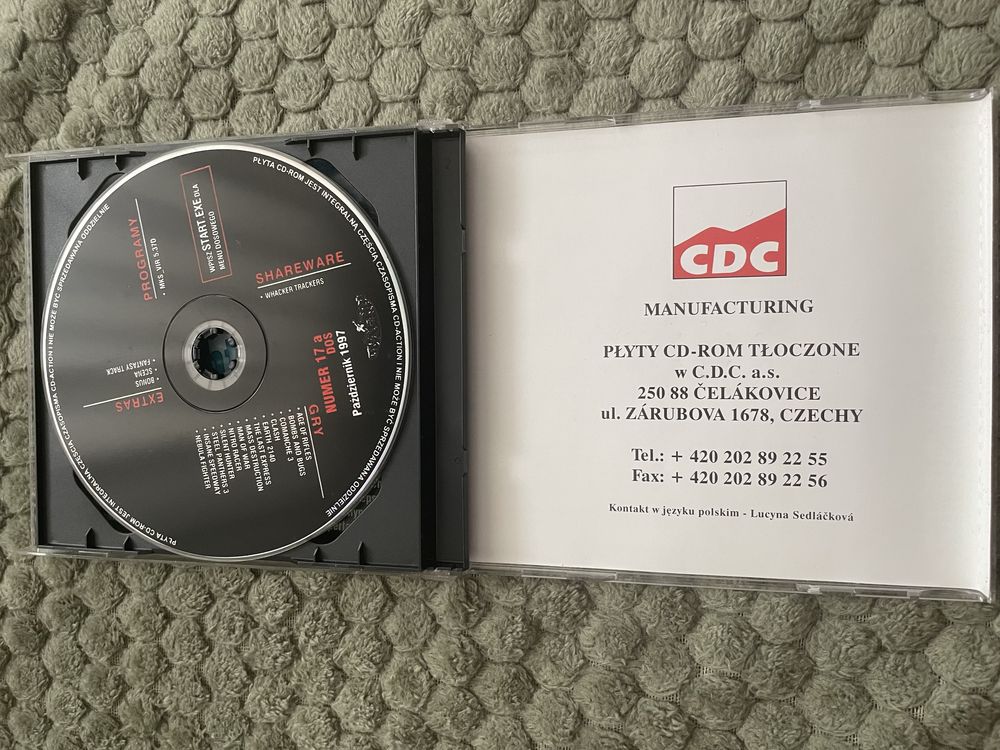 2 CD - CDAction Wydanie 17 Październik 1997 unikat retro 97 gry