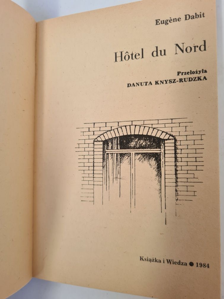 Hotel du Nord - Eugène Dabit. Książka