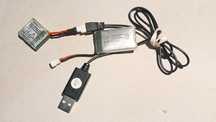 Baterias com ficha USB para carregamento