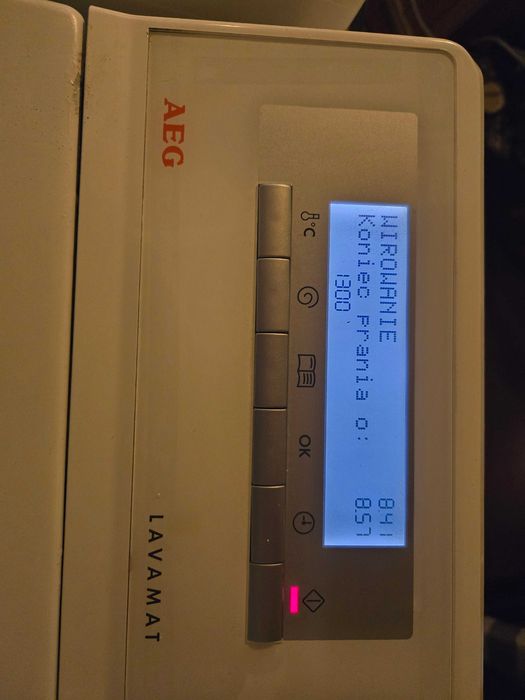 Pralka AEG -Elektrolux  40 cm. 6 kg./1300.LCD. Klasa A+. PL na LCD !