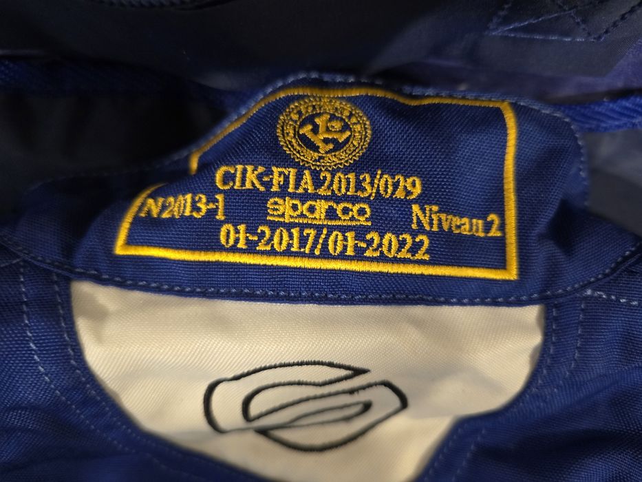 Kombinezon kartingowy Sparco groove ks-3. 140 cm wzrostu.