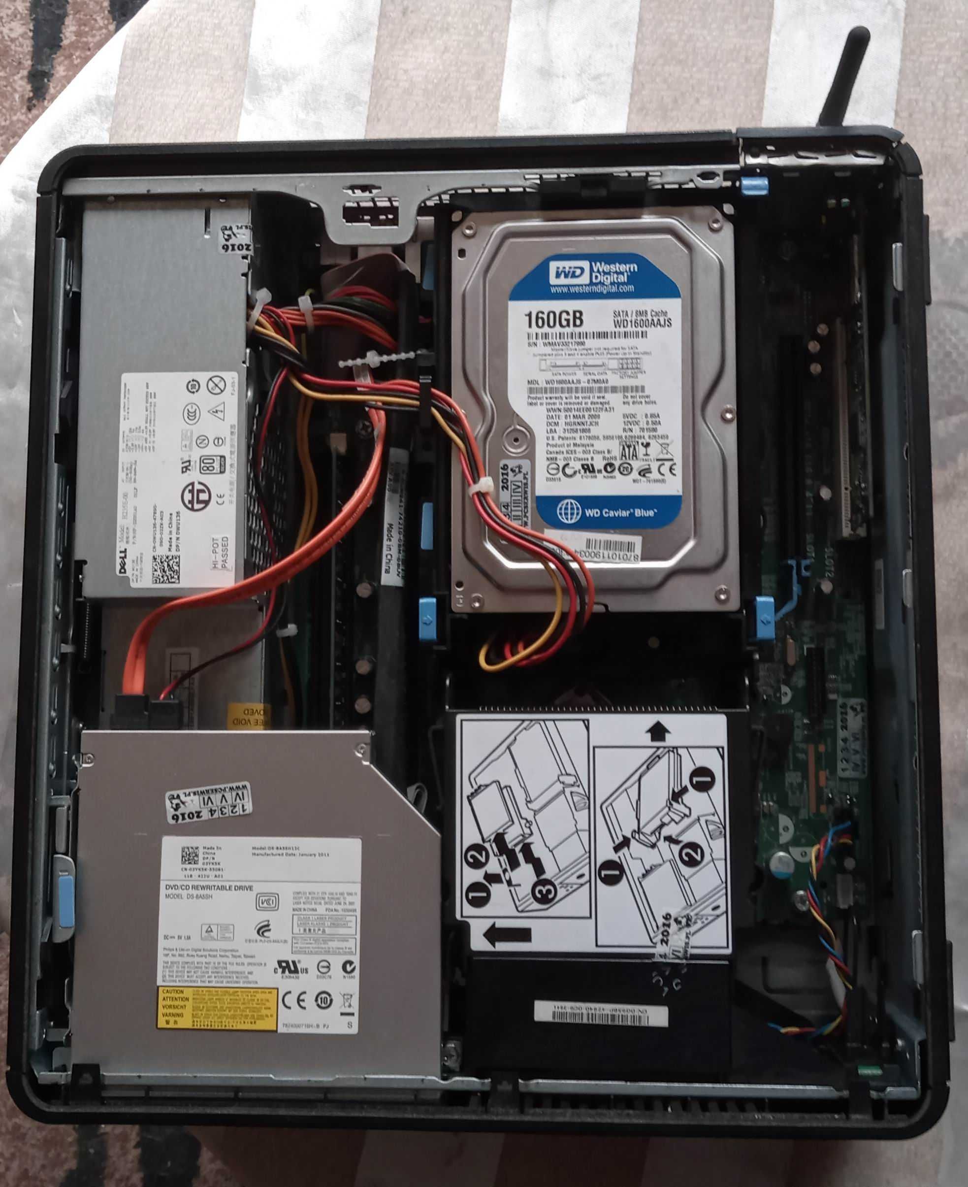 Komputer Pc Dell Optiplex 780 z monitorem