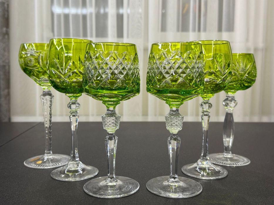 Хрустальнын фужеры для вина Nachtmann Traube Bristol Karat GDR Германи