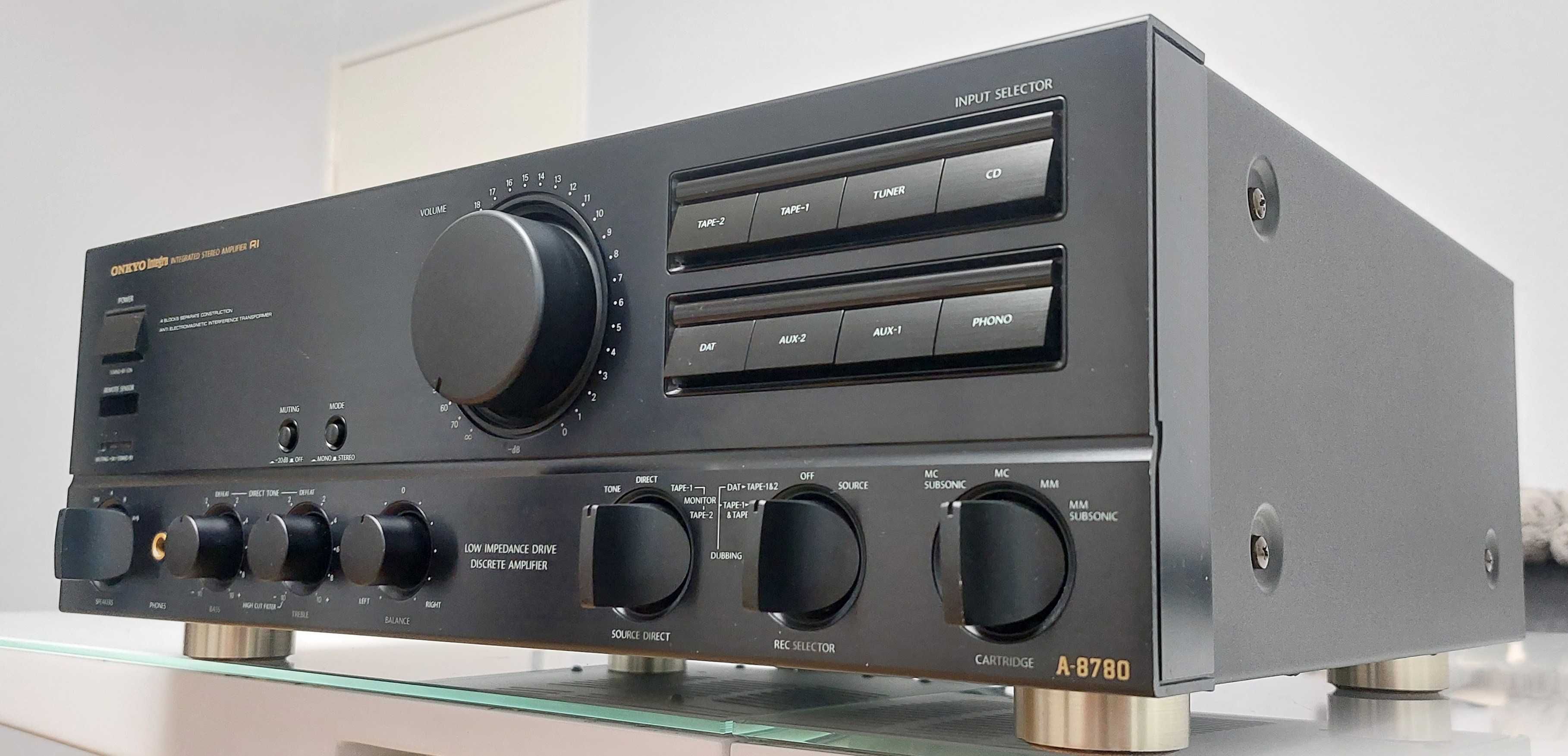 Усилитель Onkyo A 8780 (AR-700 14,1 kg 2x160W/4Om 2x105W/8Om)