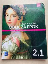 podręcznik język polski „Oblicza epok” 2.1 WSiP