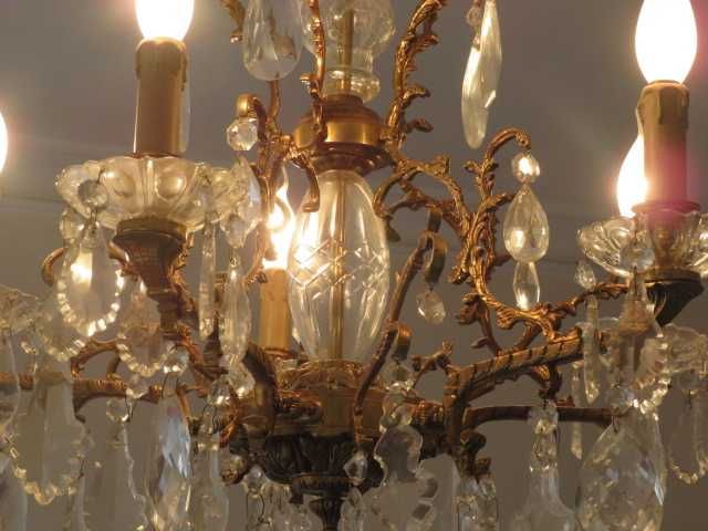 Candeeiro  Cristal Anos 30