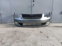 Бампер передній Skoda Superb 2 Шкода Суперб 2 В зборі Колір 2G2G LF8L