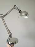 Lampa biurkowa, niklowana