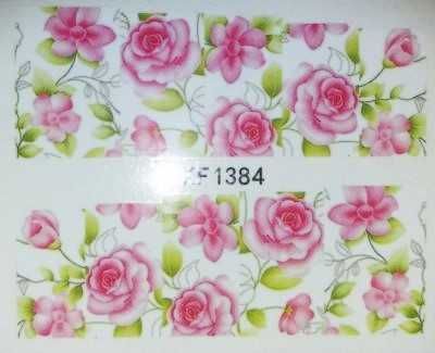 xf1384 naklejki wodne do zdobienia paznokci