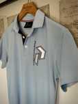 T-shirt polo techniczna błękitna Peak Performance Man rozmiar S