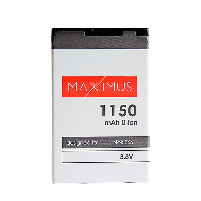 Bateria Maxximus do Nokia E66 1150Mah Li-Ion Bl-4U