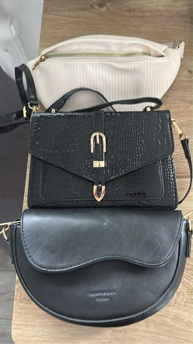 zestaw trzech torebek