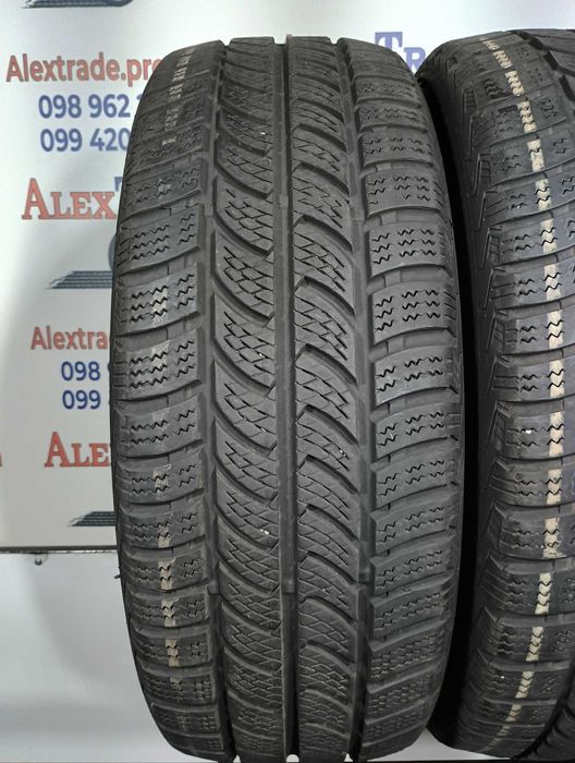 2 шт. 225/55 R17C цешка Continental VancoWinter 2 зимові шини б/у 7 мм