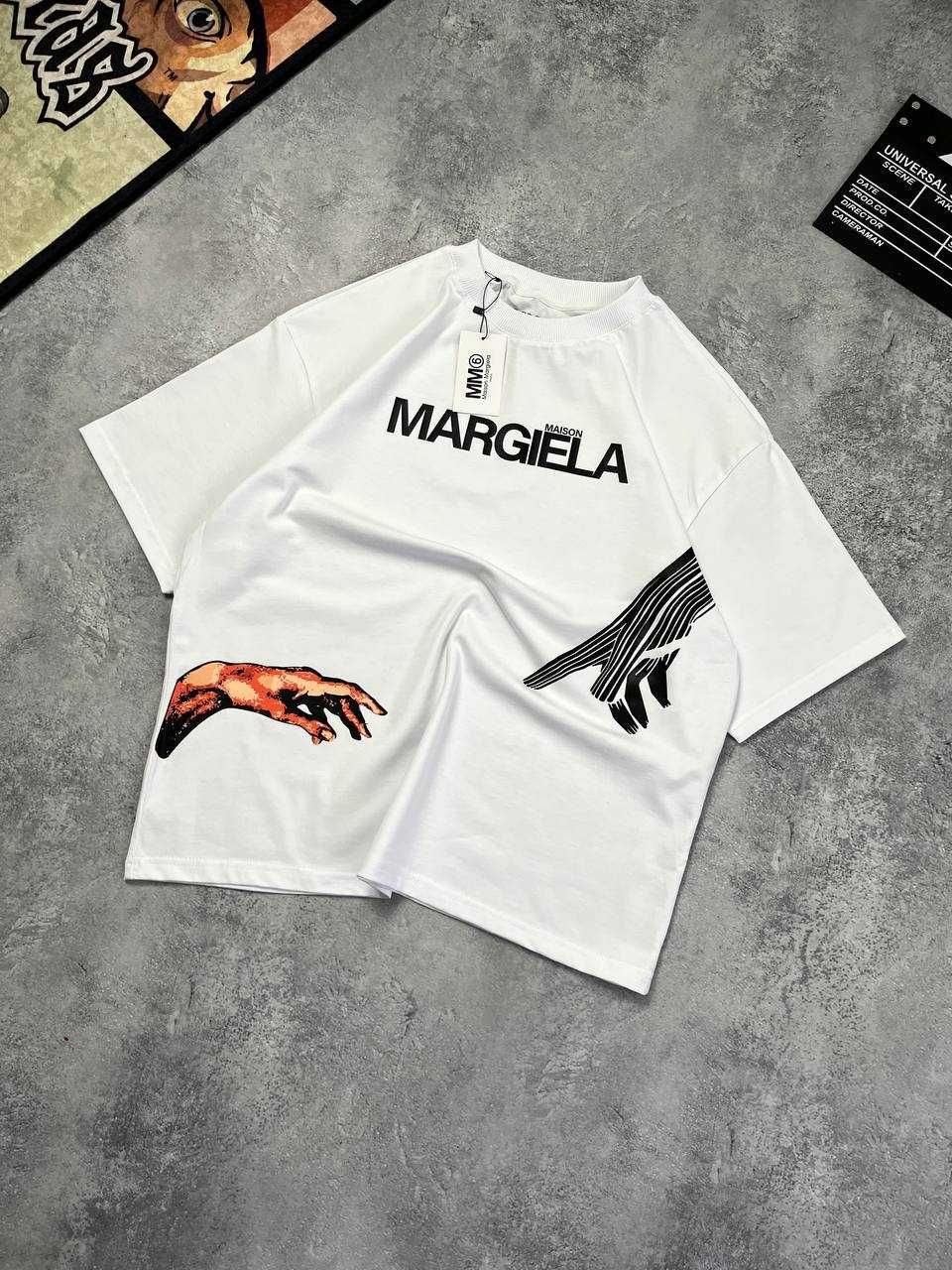 Футболка Maison Margiela Біла Оверсайз