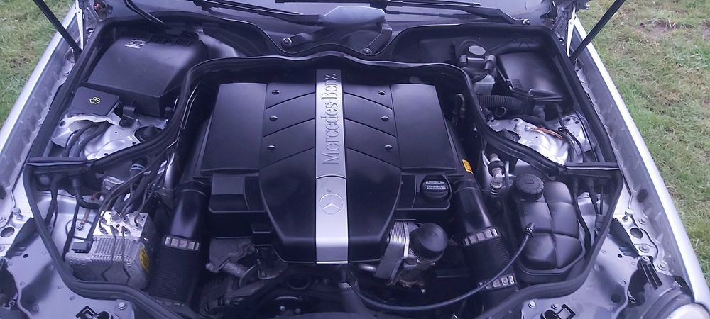 Mercedes E klasa W211 E240 E220 zderzak tylny skrzynia silnik M112