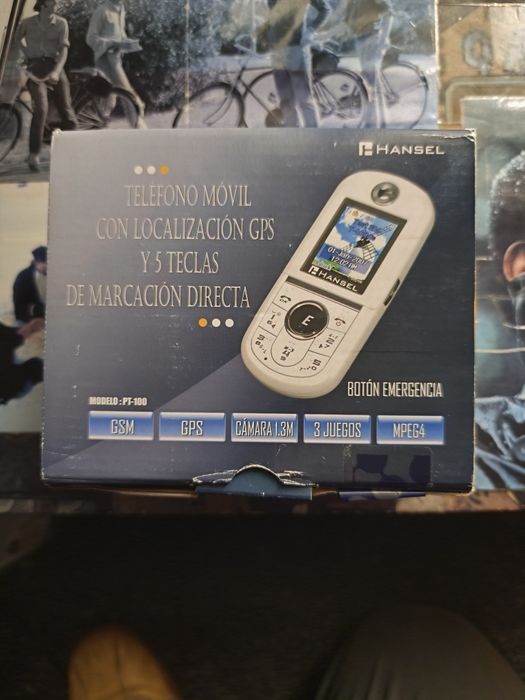 Telemóvel com gps novo na caixa