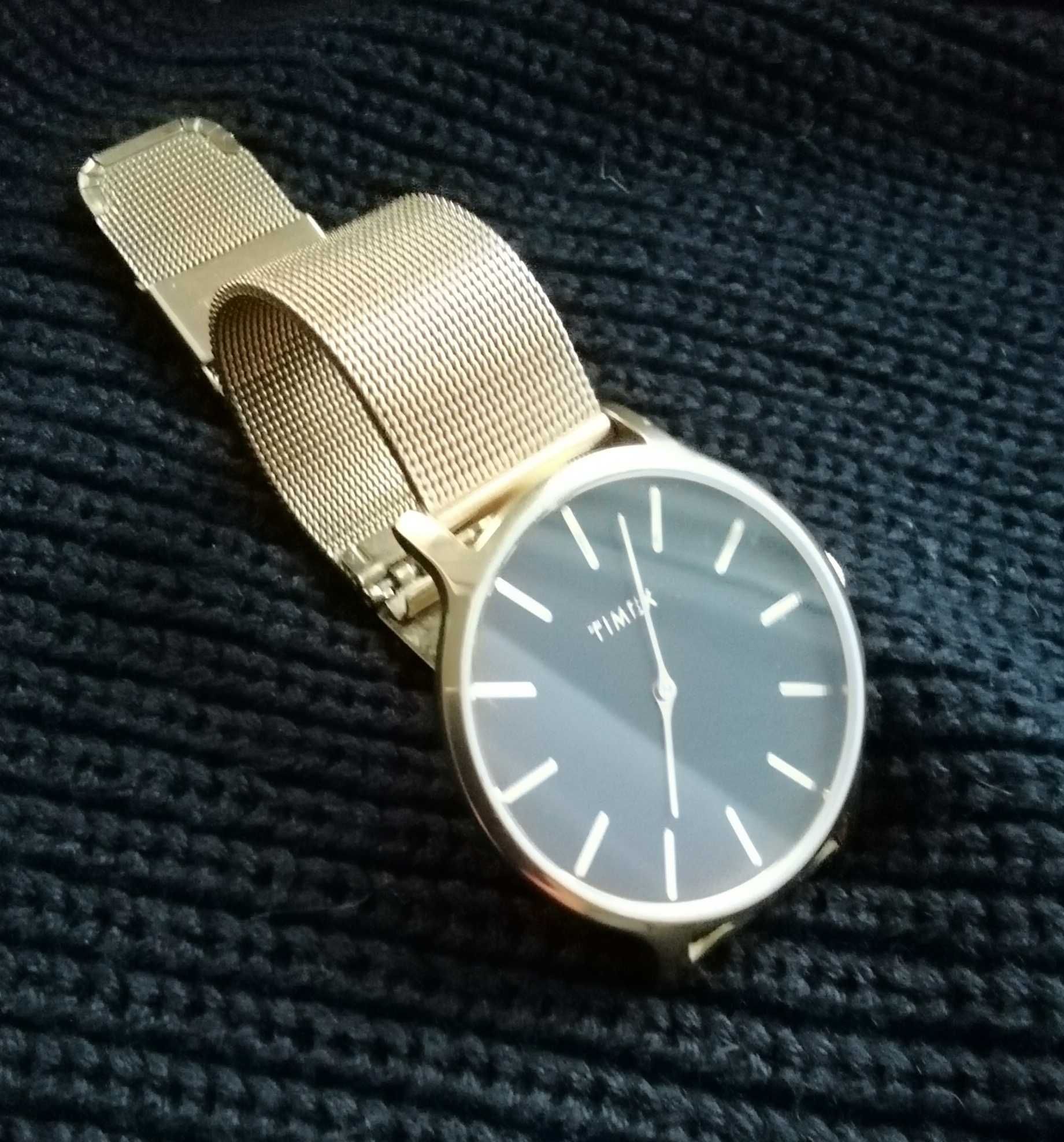 Zegarek Damski Timex TW2U36400 bransoleta złota