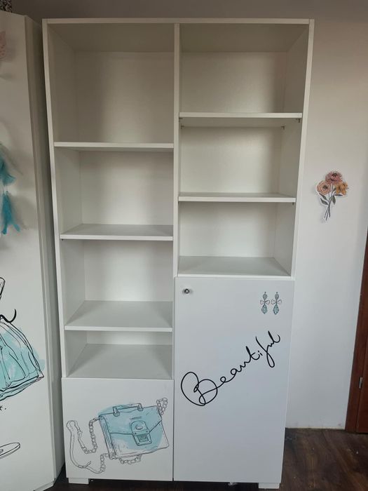 Regal + biurko MEBLIK kolekcja FASHION MINT