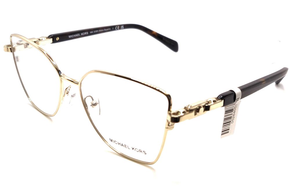 Okulary korekcyjne Michael Kors 3090 Nikki Beach Jasne Złoto Damskie