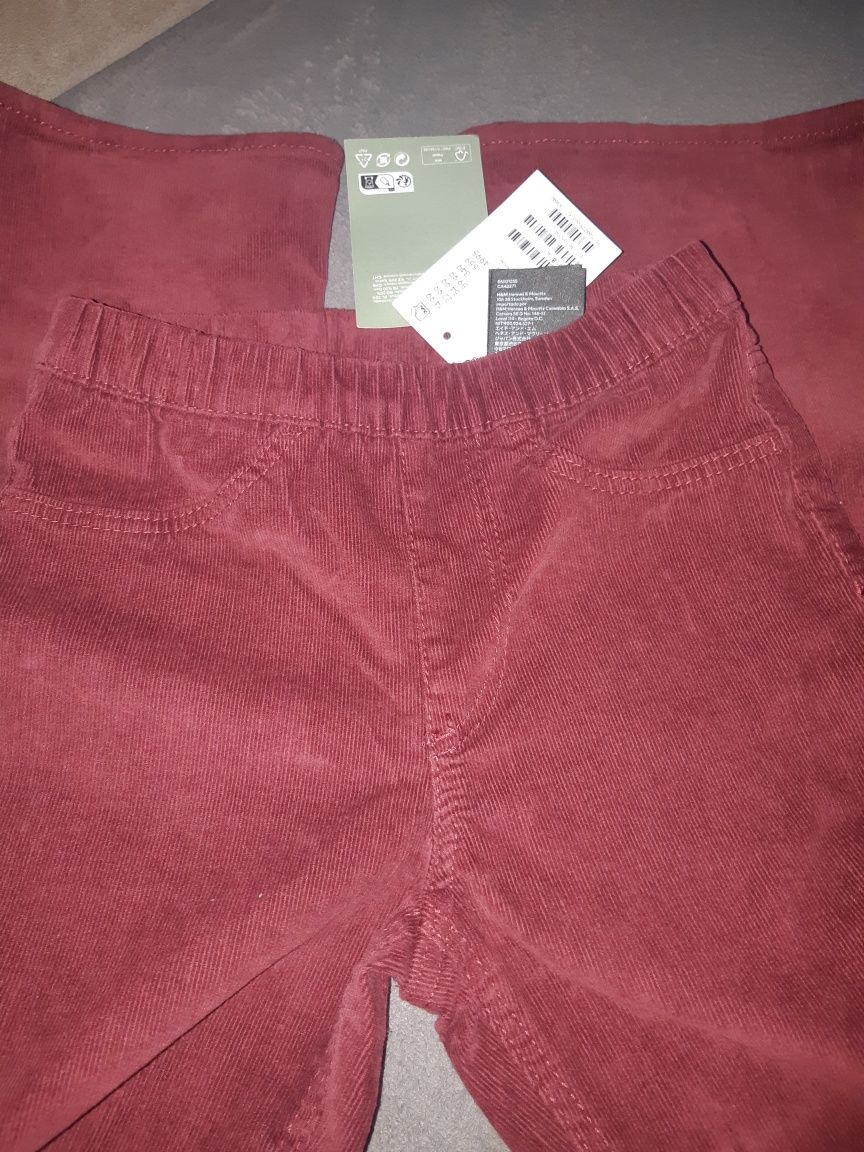 H&M Nowe spodnie dla dziewczynki 128 7-8lat