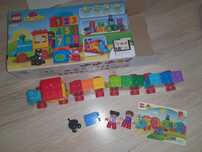 lego duplo pociąg z cyferkami 10847 z pudełkiem i instrukcja