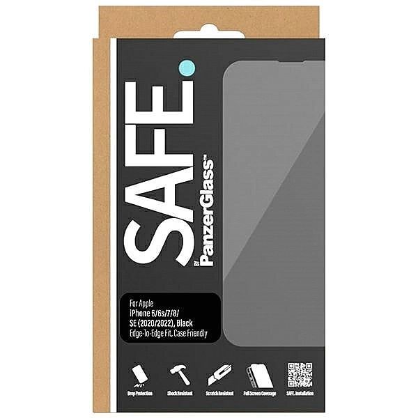 Szkło hartowane Safe by PanzerGlass Edge-to-Edge na iPhone Se 2020 / S
