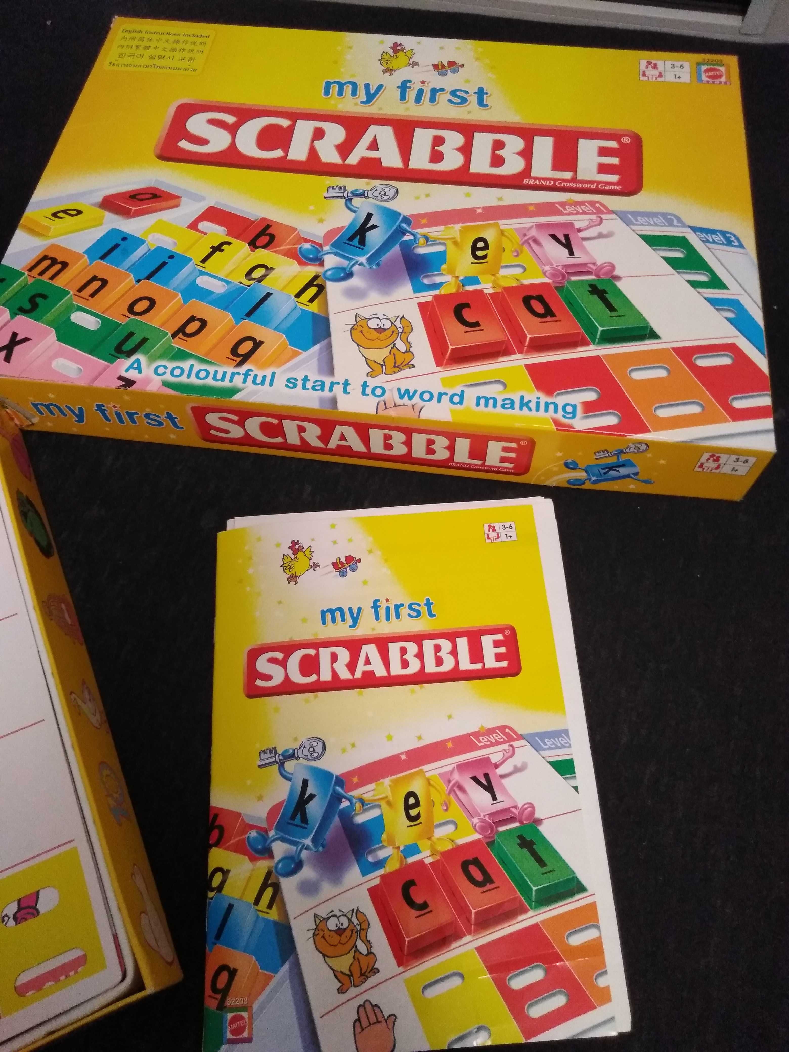 My First Scrabble Angielski Mattel
