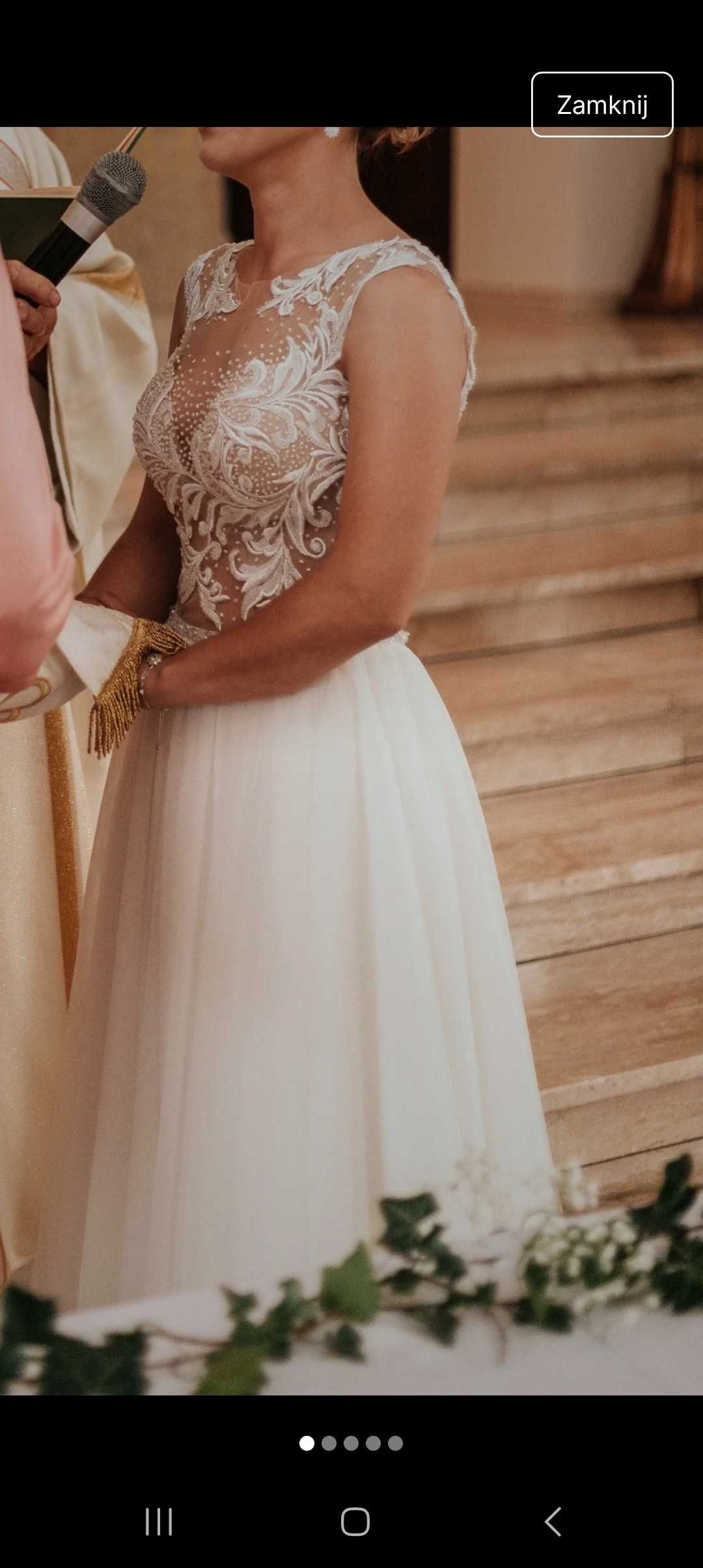 Suknia ślubna wzrost na 160cm