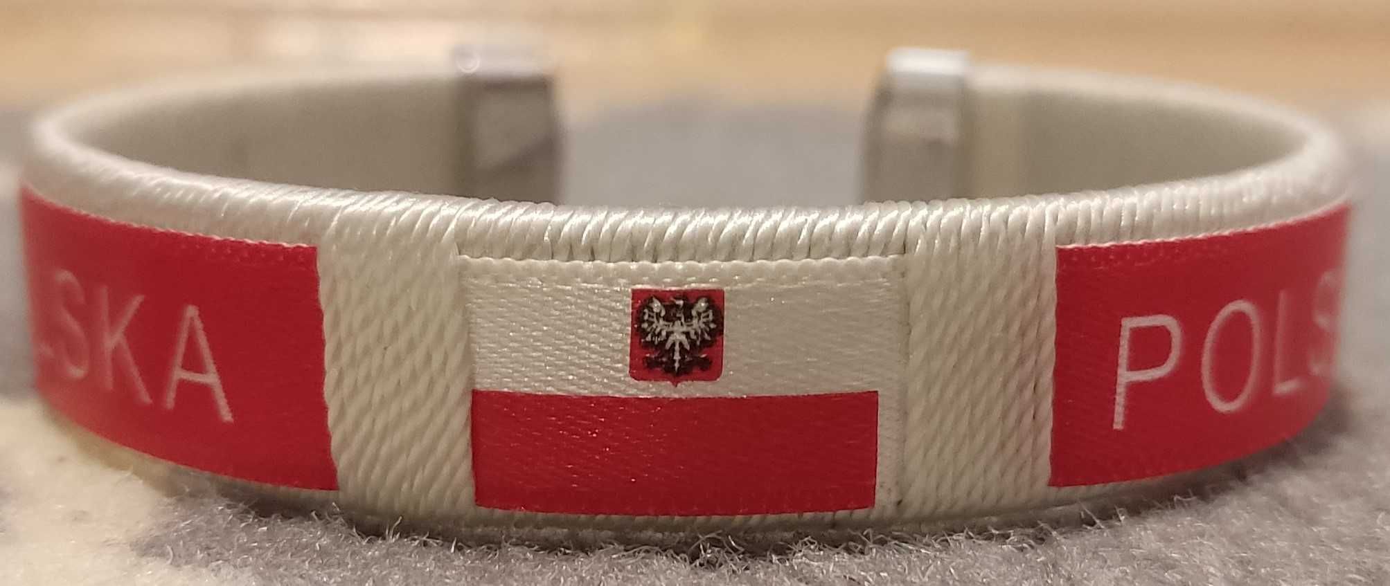 Bransoletka z napisem POLSKA