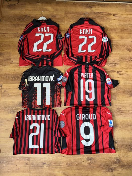 Koszulka piłkarska AC Milan Kaka Ibrahimovic Piątek Giroud