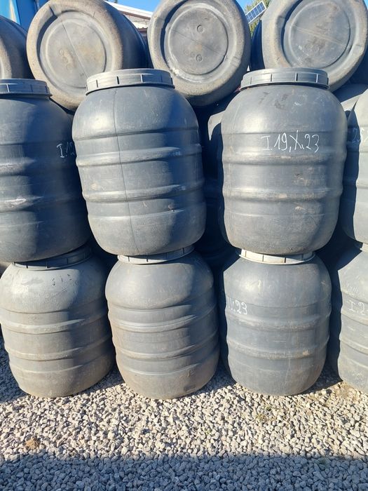 Beczka plastikowa na wodę 160l beczki grube mocne 160 na deszczówkę