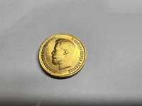 Złota moneta Mikołaj II 10 Rubli 1899r EB (ЭБ) próba 900 8,6g