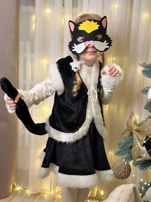 Дитячий костюм «Кішечка», костюм для дівчинки, святкові костюми