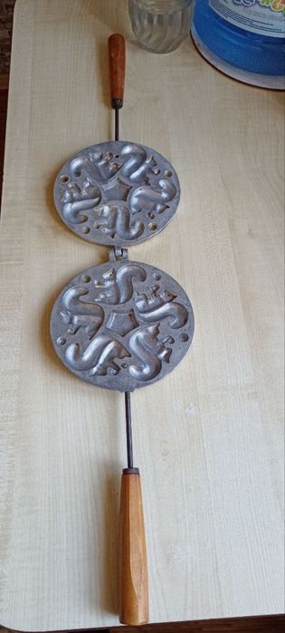 Прес-форма для печива “Різдвяні білки” 3D — рідкісна колекційна форма