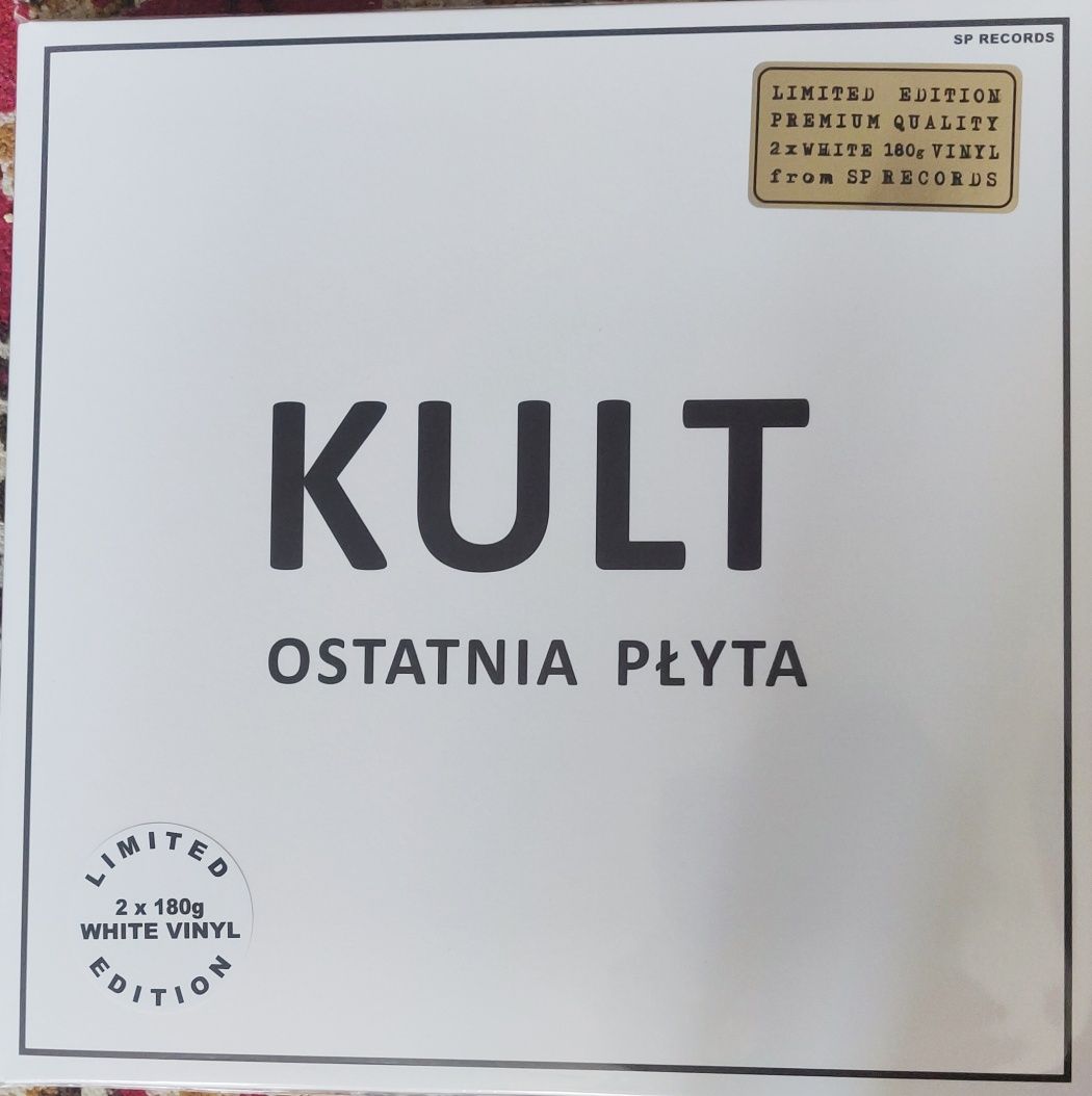 Vinyl biały Kult Ostatnia płyta winyl white Limitowana edycja