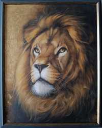 Картина олійними фарбами Лев