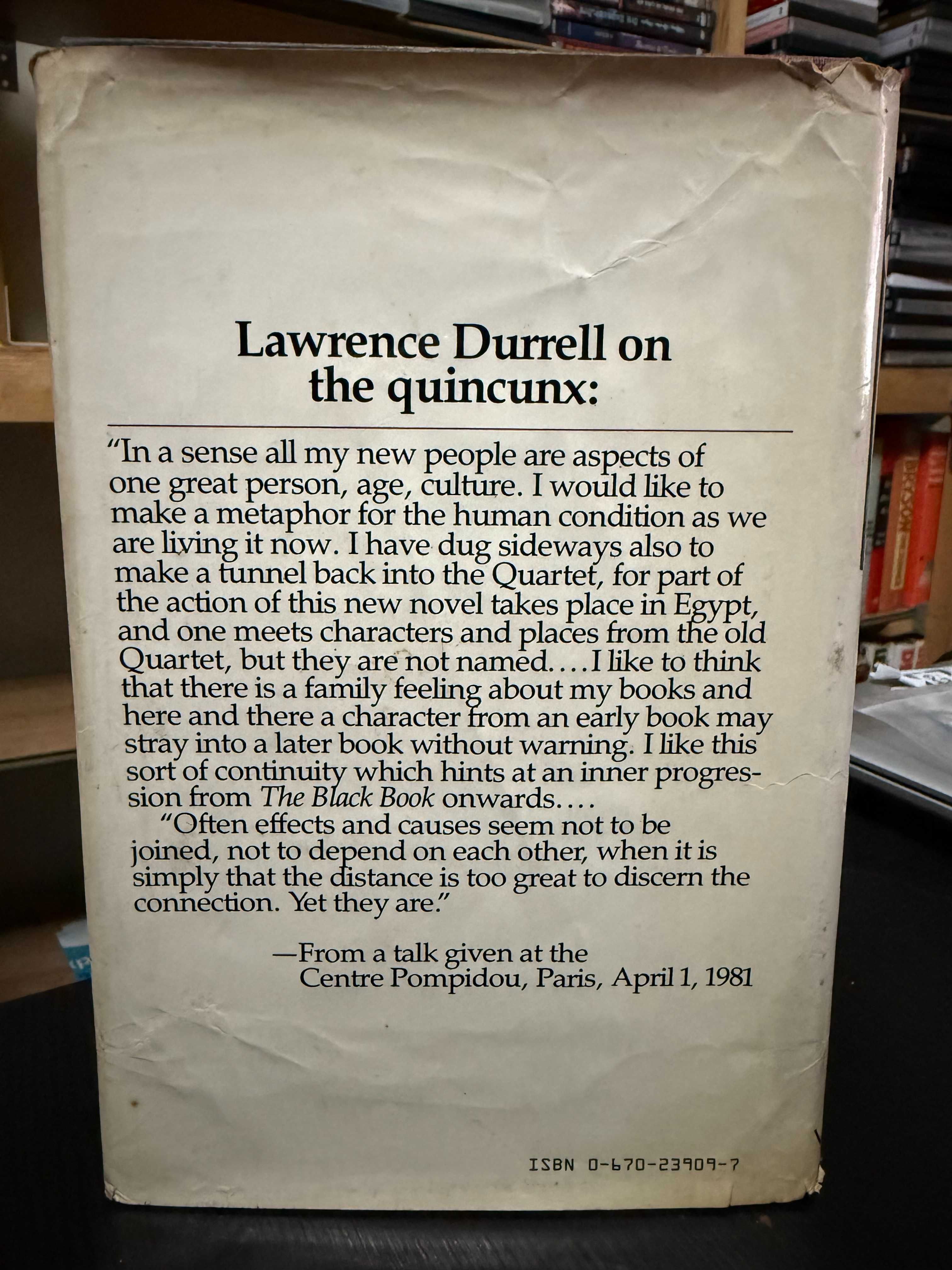 Lawrence Durrell – Constance, or Solitary Practices