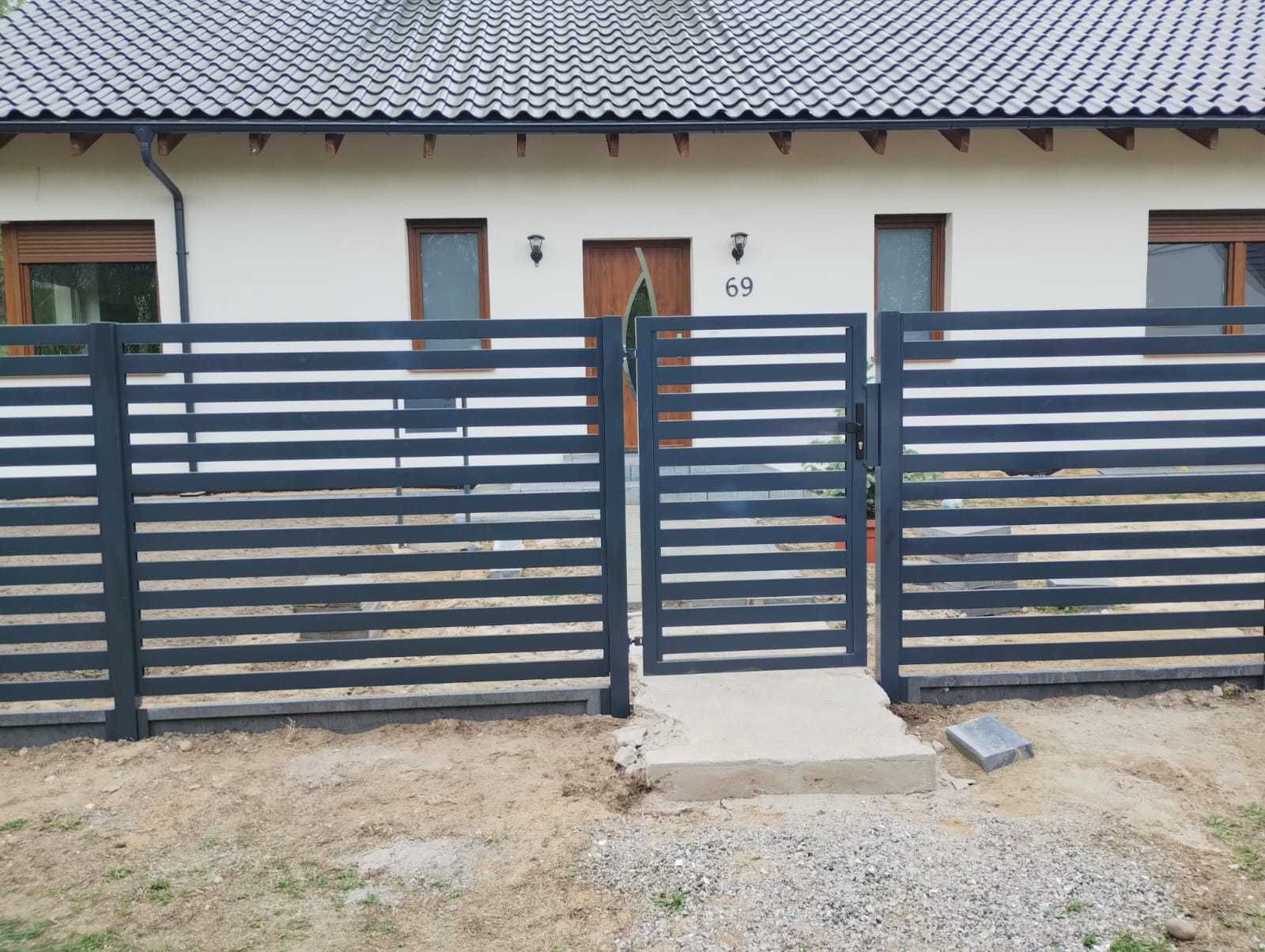 Ogrodzenie frontowe, front ozdobne, palisada listwa listwy